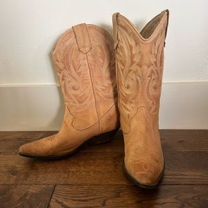 Leather Cowboy Boots